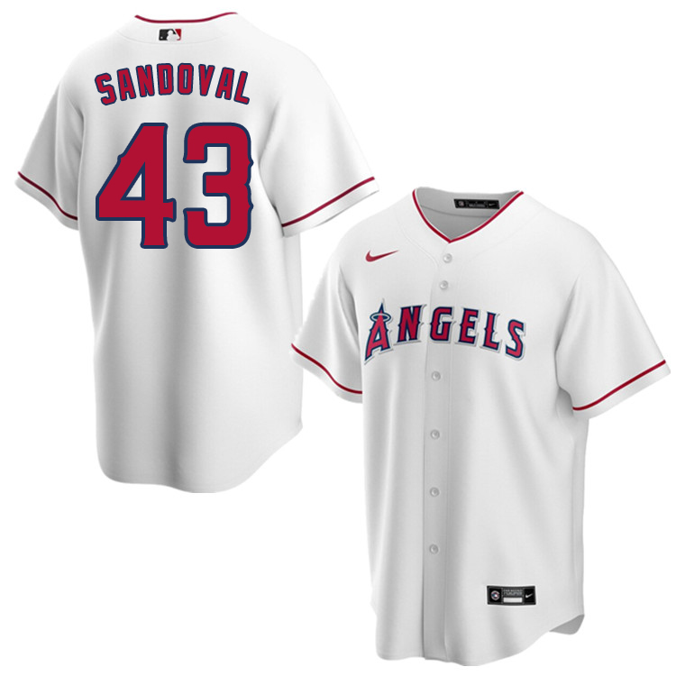 Nike Men #43 Patrick Sandoval Los Angeles Angels Baseball Jerseys Sale-White